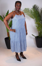 Longue robe à bretelles - beautifulshop