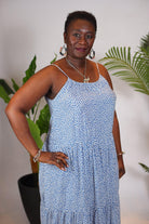 Longue robe à bretelles - beautifulshop