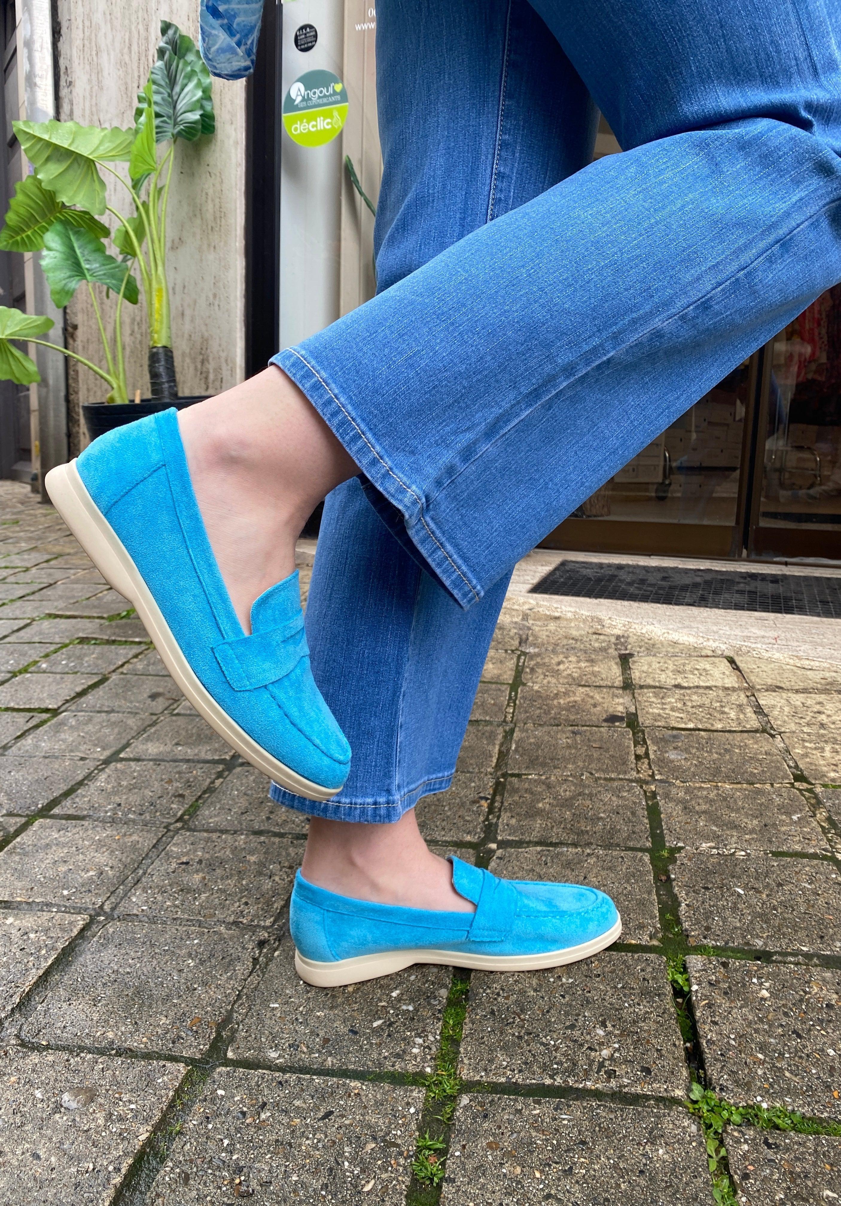 Mocassins en daim - beautifulshop