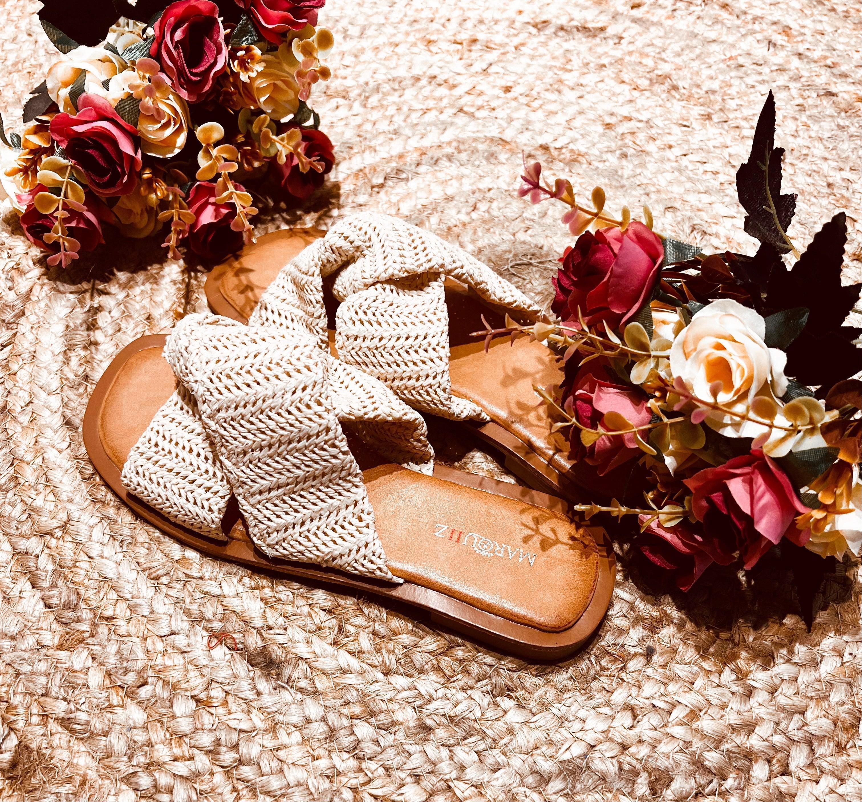 Mules beige - beautifulshop