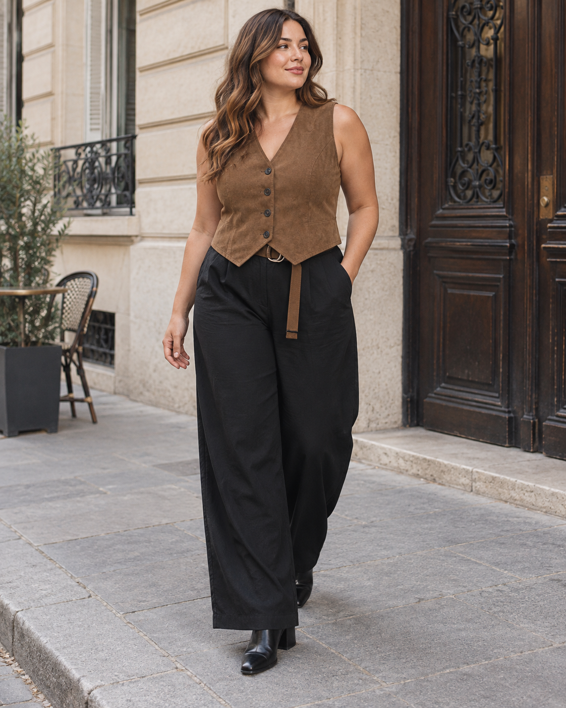 Pantalon fluide Alma – noir – Beautiful Shop
