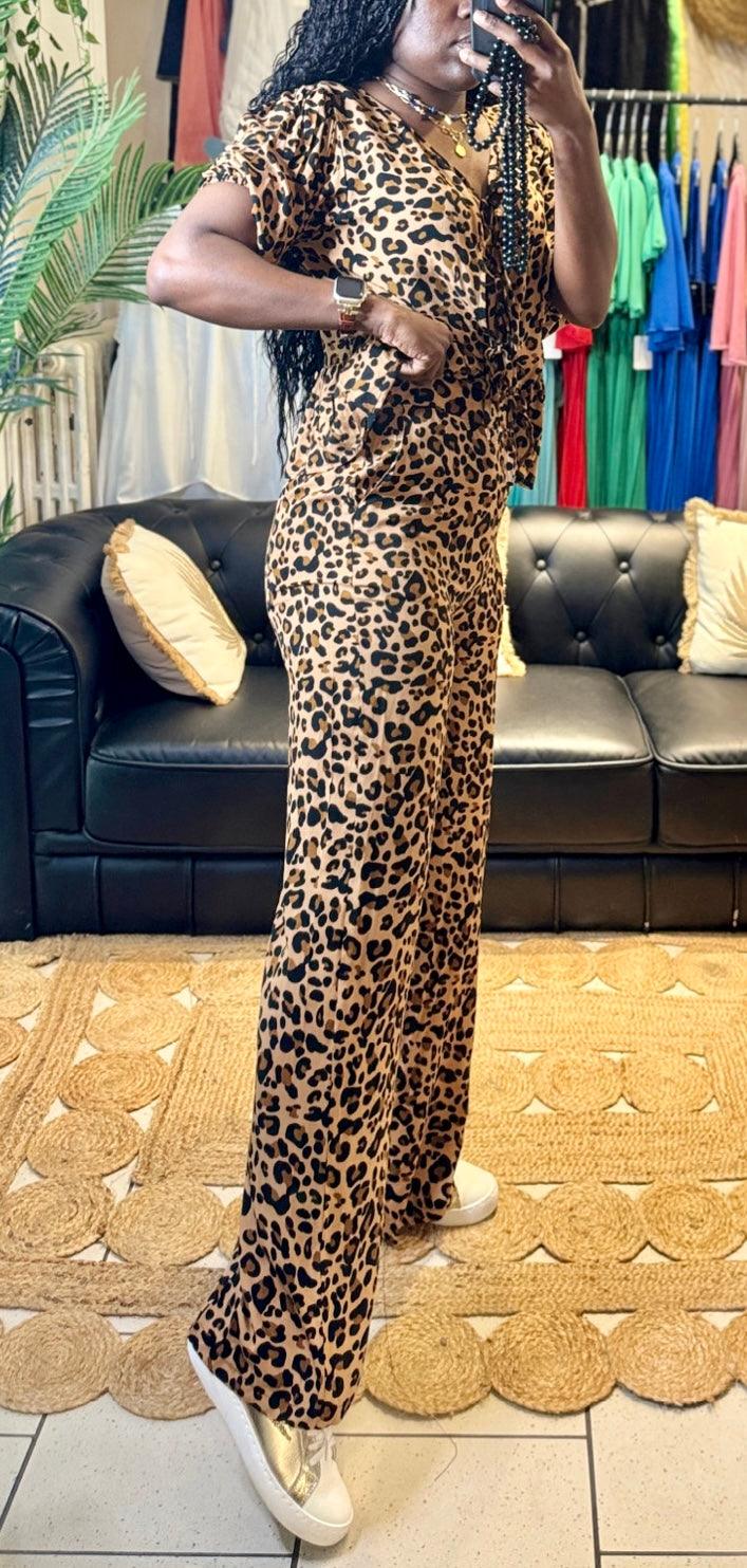 Pantalon Fluide Leopard - beautifulshop