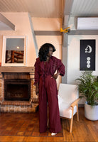 pantalon fluide femme, pantalon chocolat, pantalon large taille haute, pantalon palazzo élégant, pantalon automne hiver, pantalon chic confortable