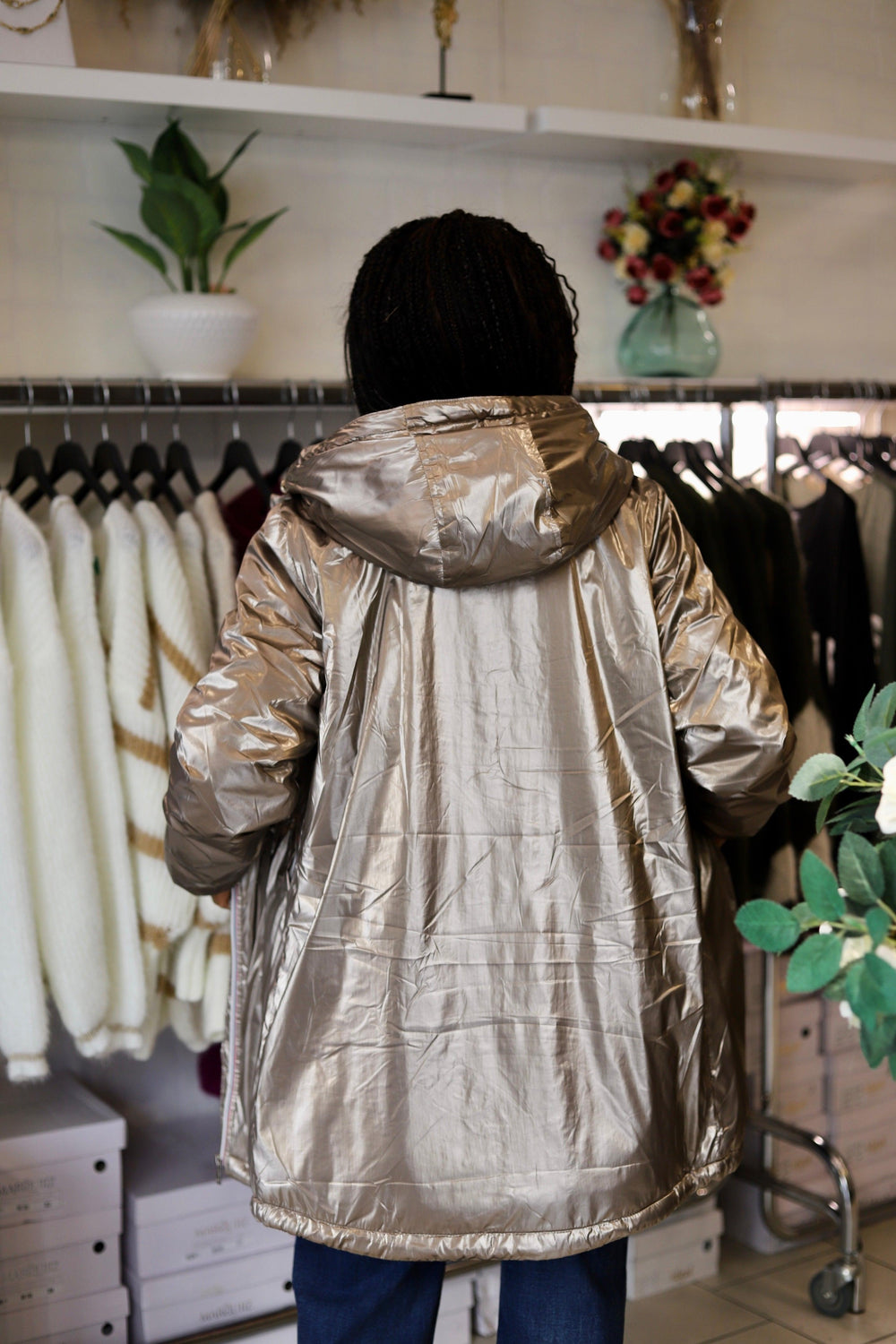 Parka Imperméable Fourrée à l'Intérieur - beautifulshop