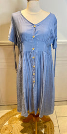 Petite robe boutonnée - beautifulshop