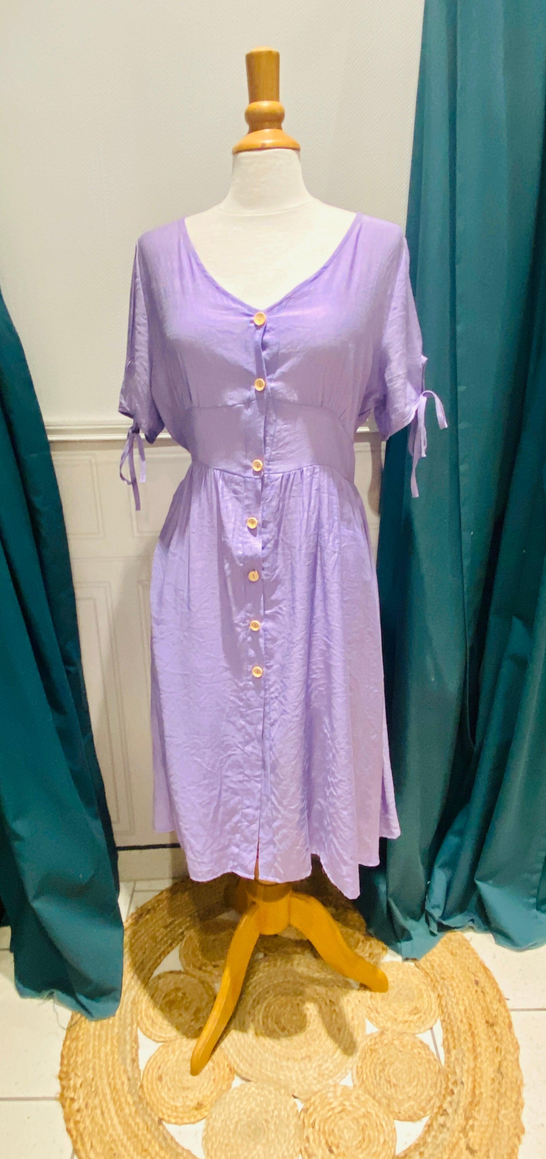 Petite robe boutonnée - beautifulshop