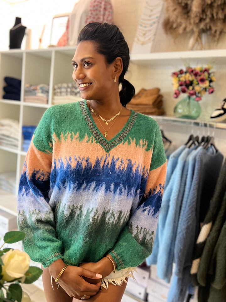 Pull Multi-Couleur - beautifulshop