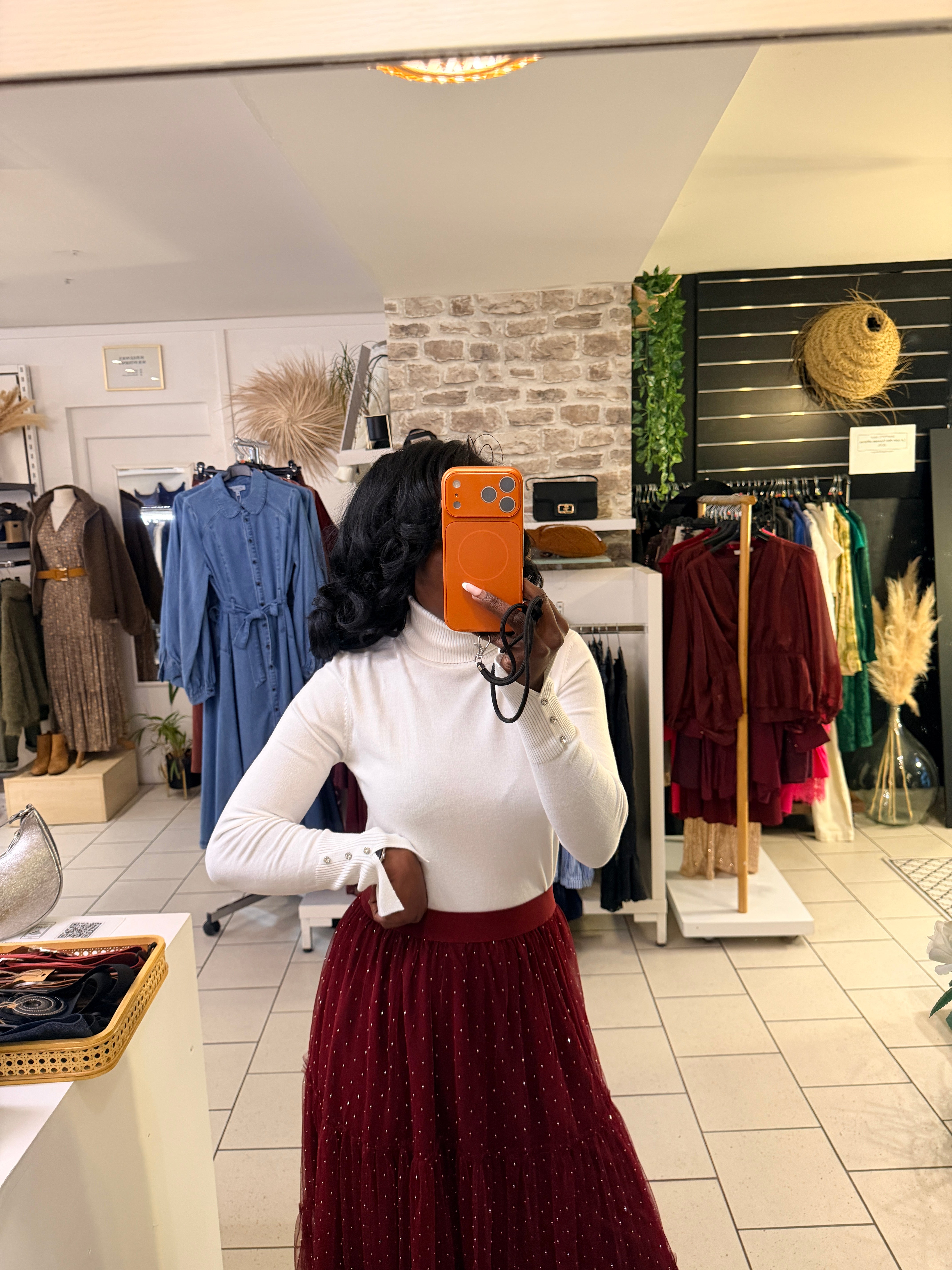 pull doux col montant blanc-beautifulshop-boutique-femme-sur-Angoulême 