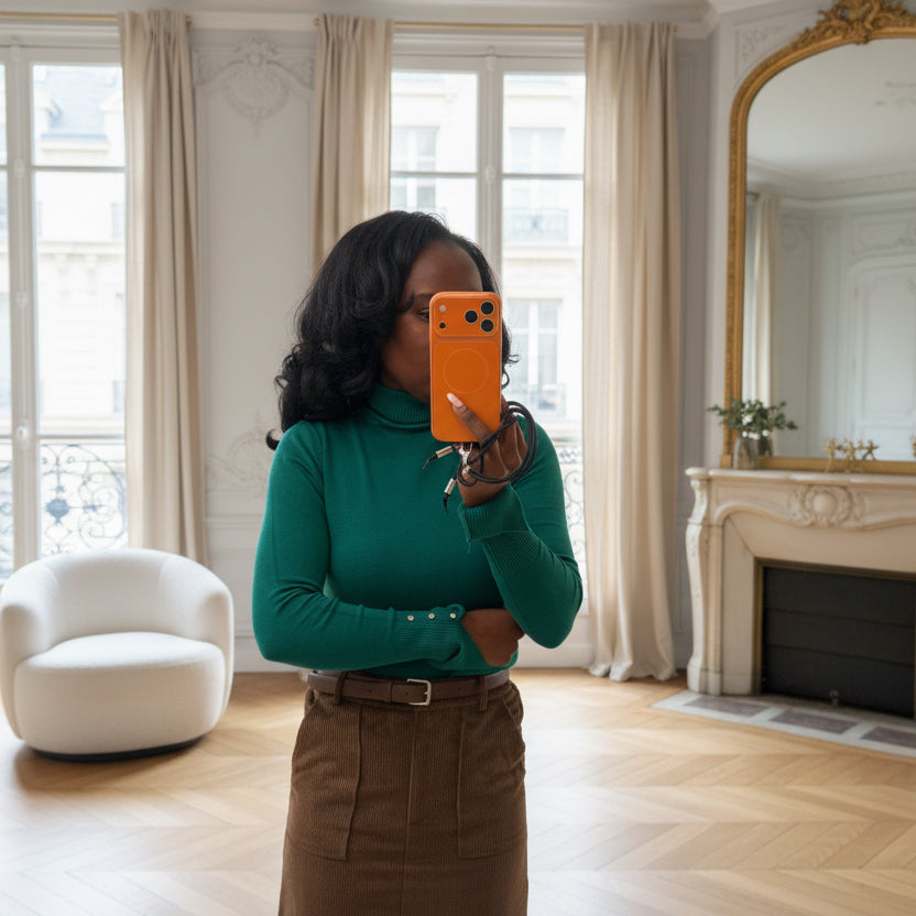 pull doux col montant vert-beautifulshop