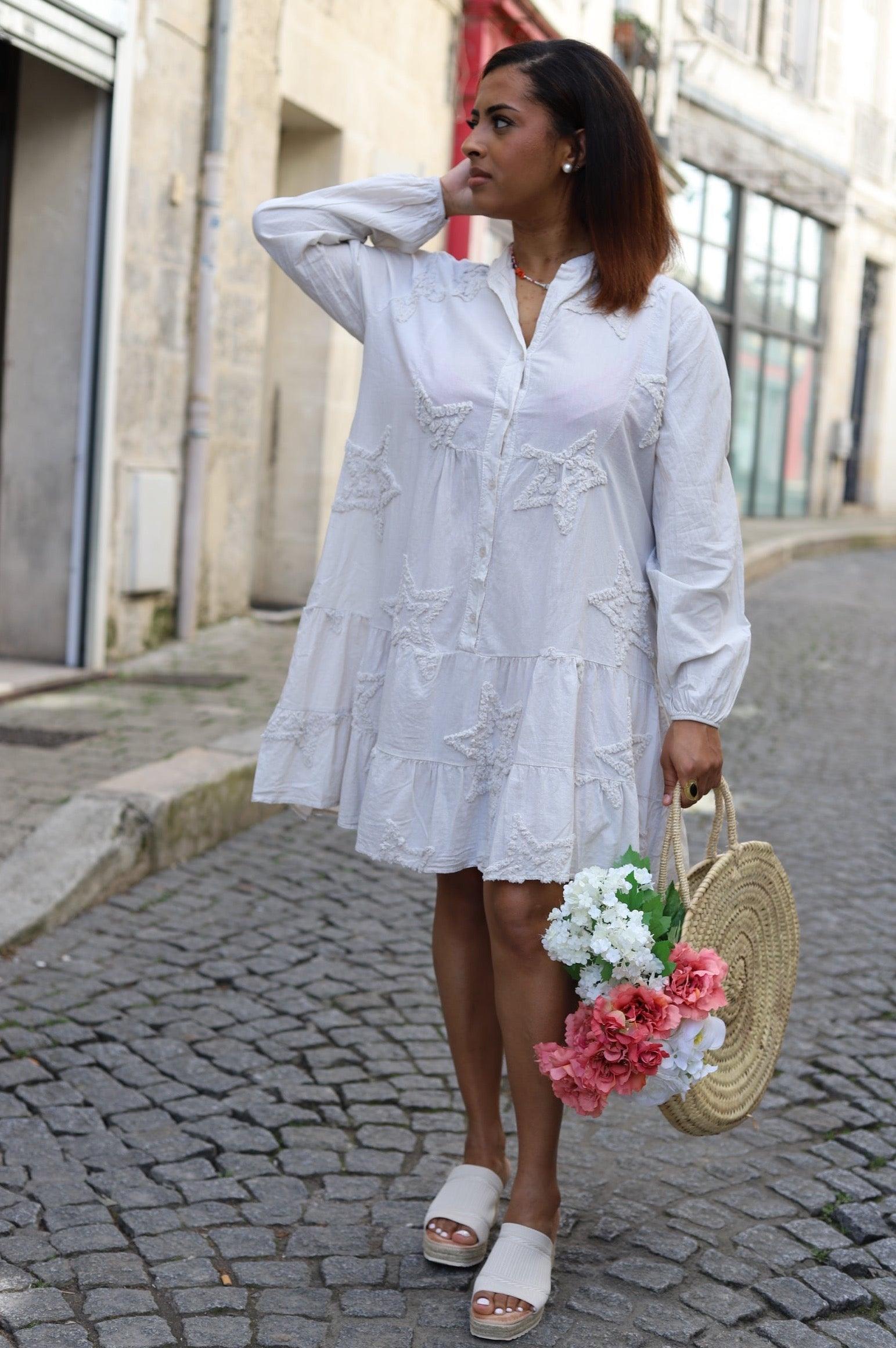 Robe Ample en Coton - Confection Italienne - beautifulshop