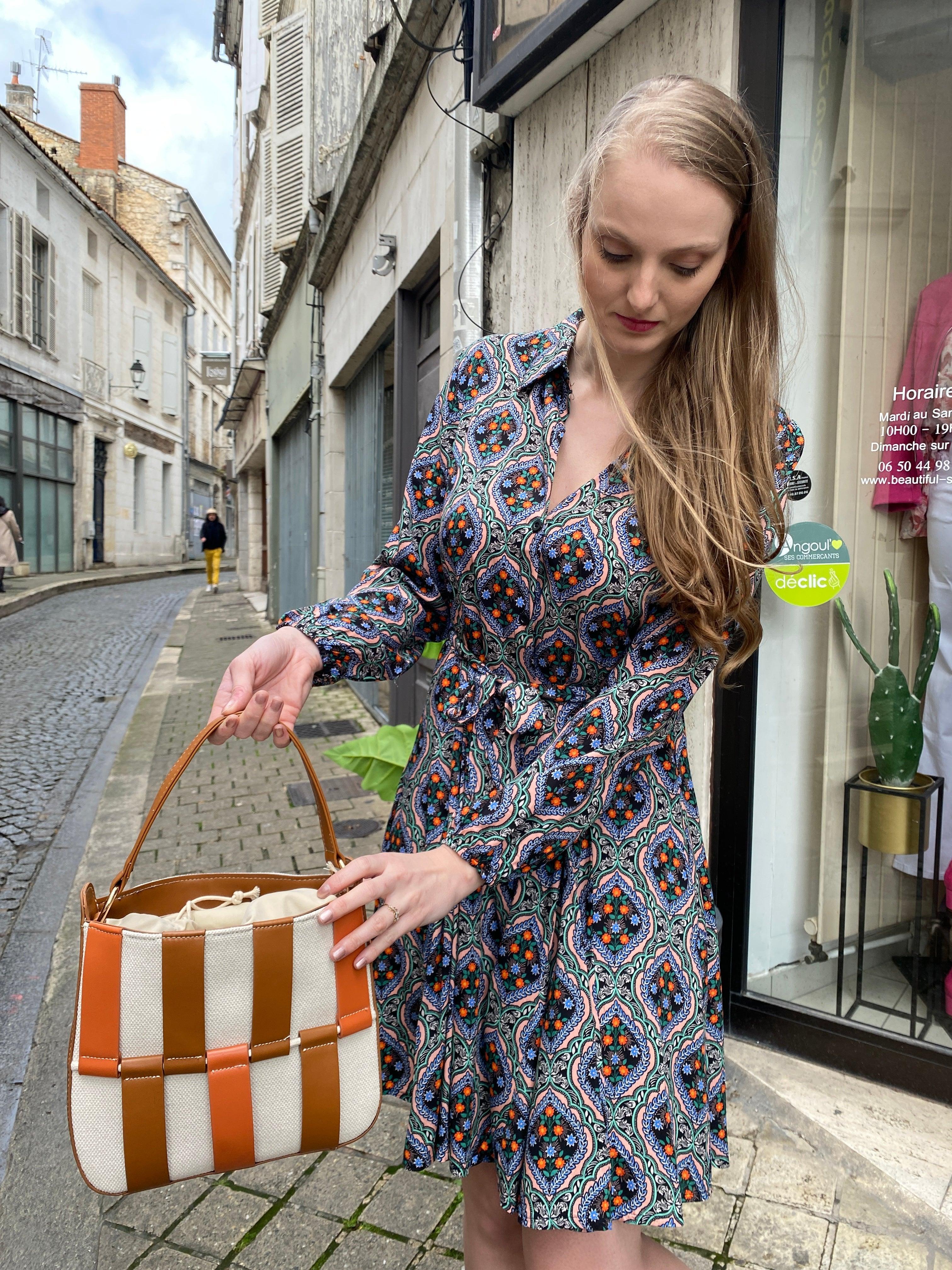 Robe chemise fluide - beautifulshop