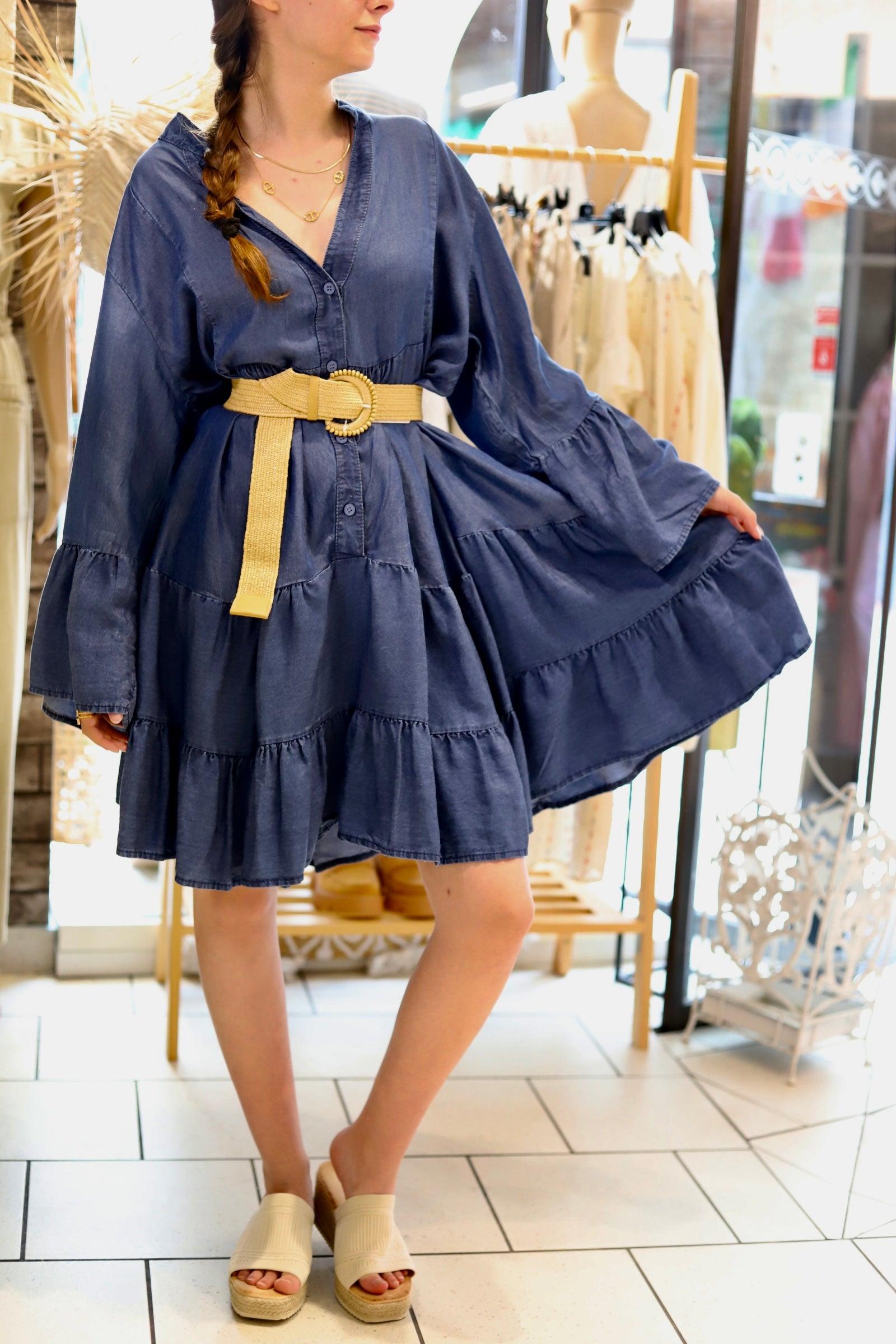 Robe Courte "Blue Jean Dream" - beautifulshop