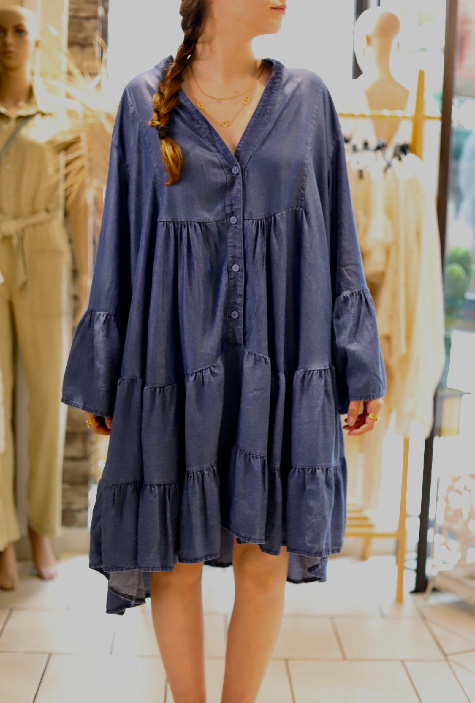 Robe Courte "Blue Jean Dream" - beautifulshop