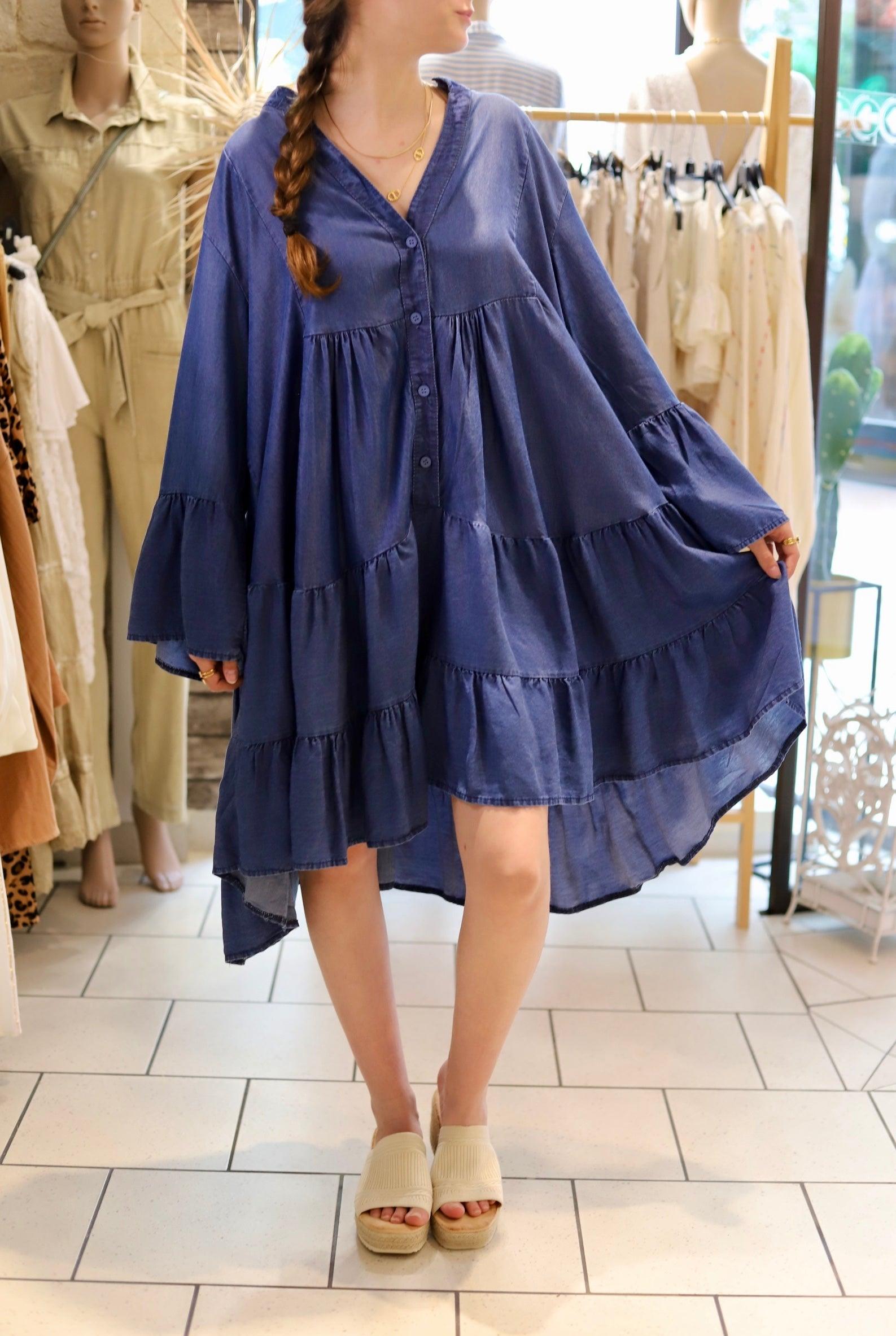 Robe Courte "Blue Jean Dream" - beautifulshop