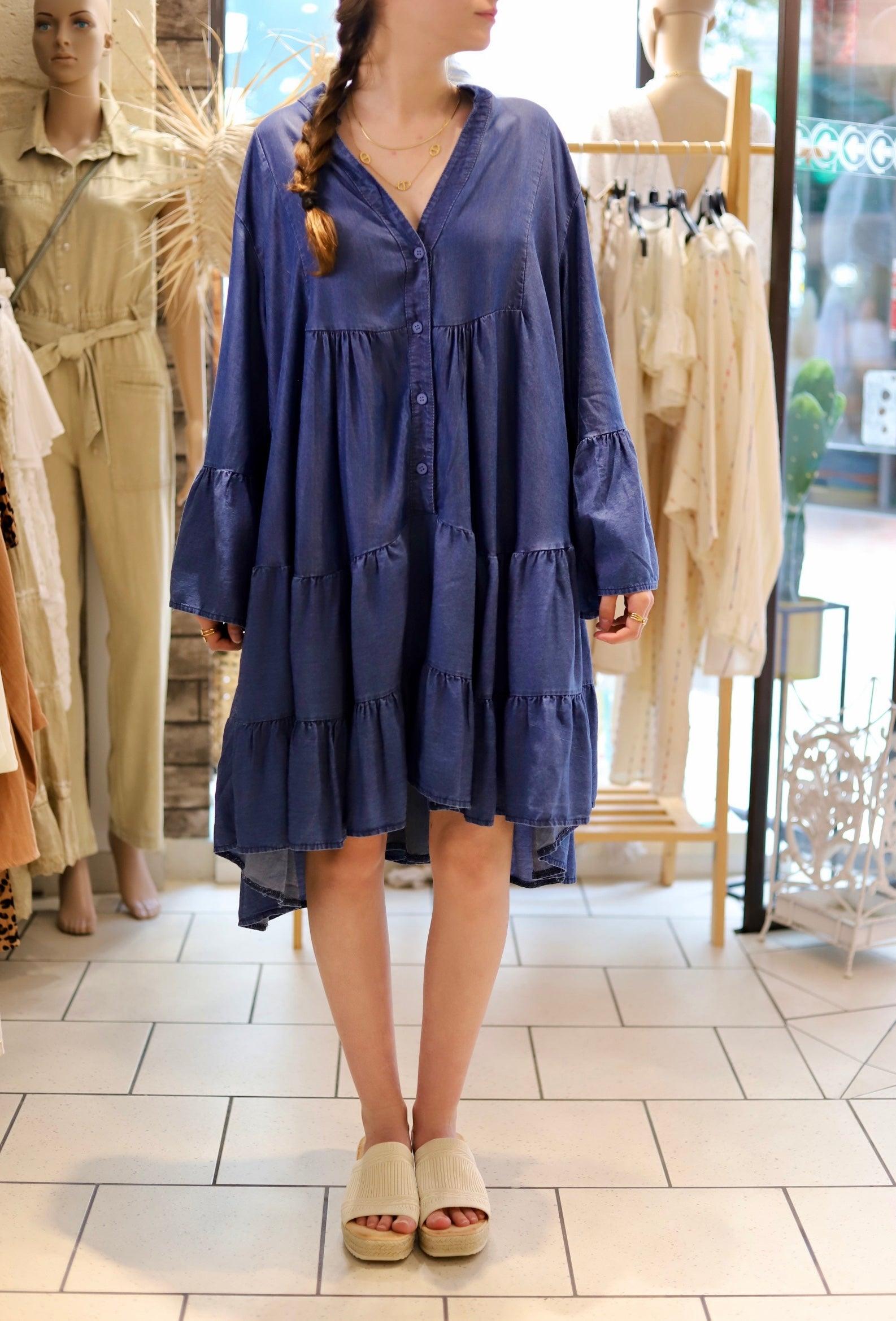 Robe Courte "Blue Jean Dream" - beautifulshop