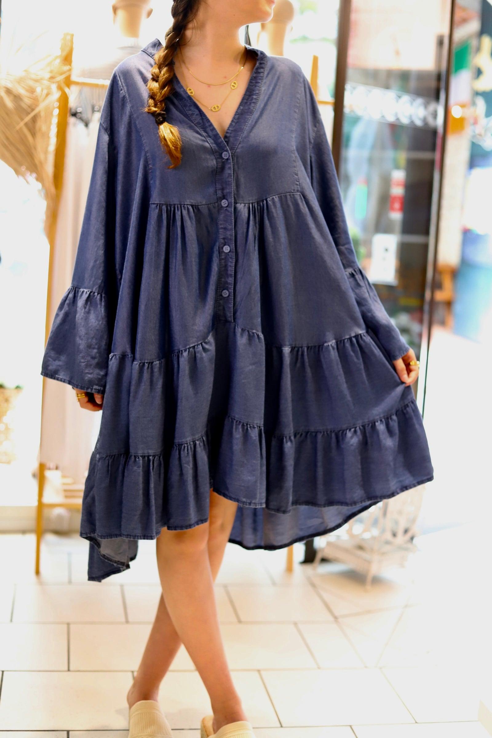 Robe Courte "Blue Jean Dream" - beautifulshop