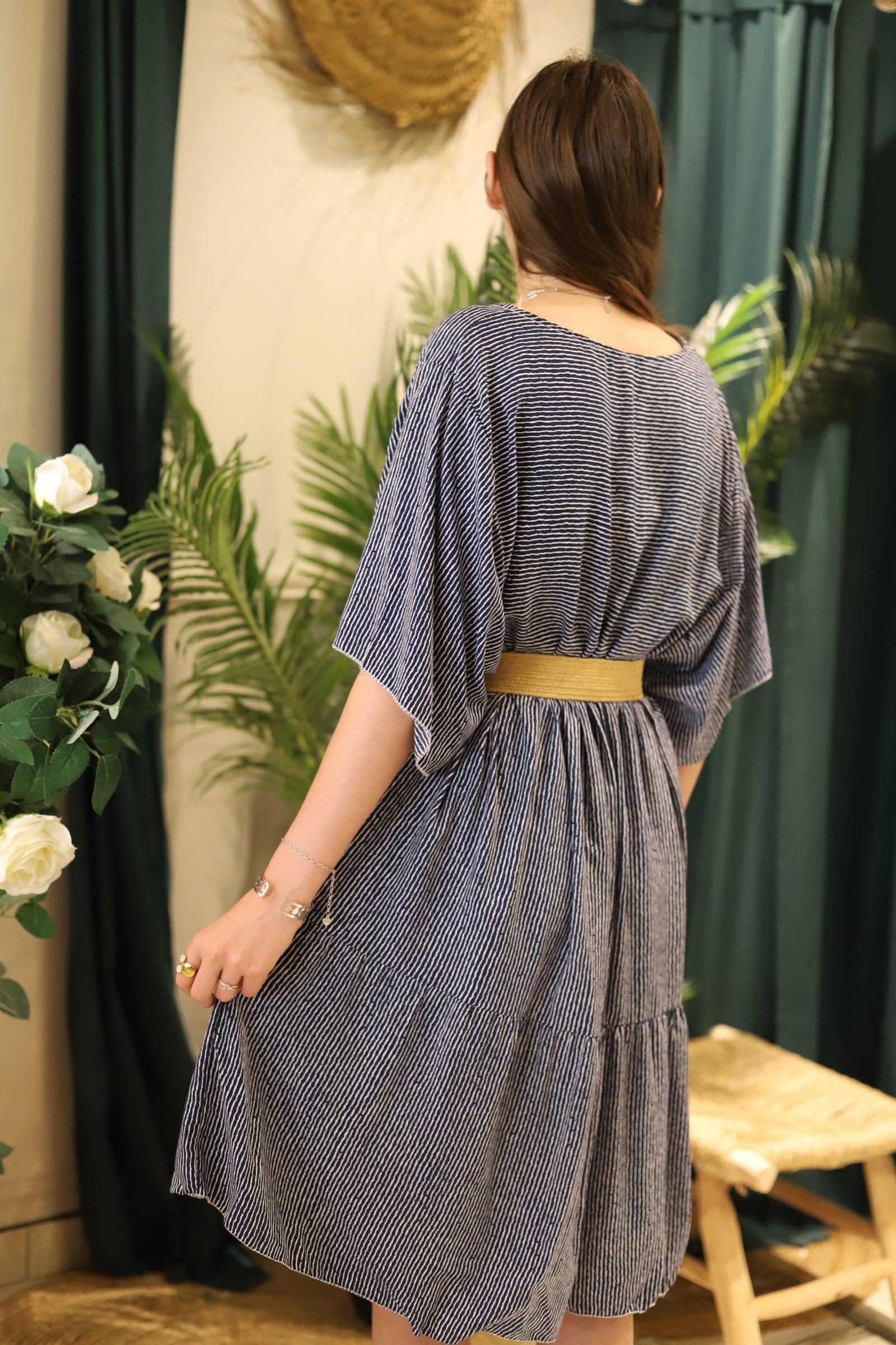 Robe "Irregular Stripe Vibe" - beautifulshop