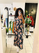 Robe longue à fleur bohème - beautifulshop