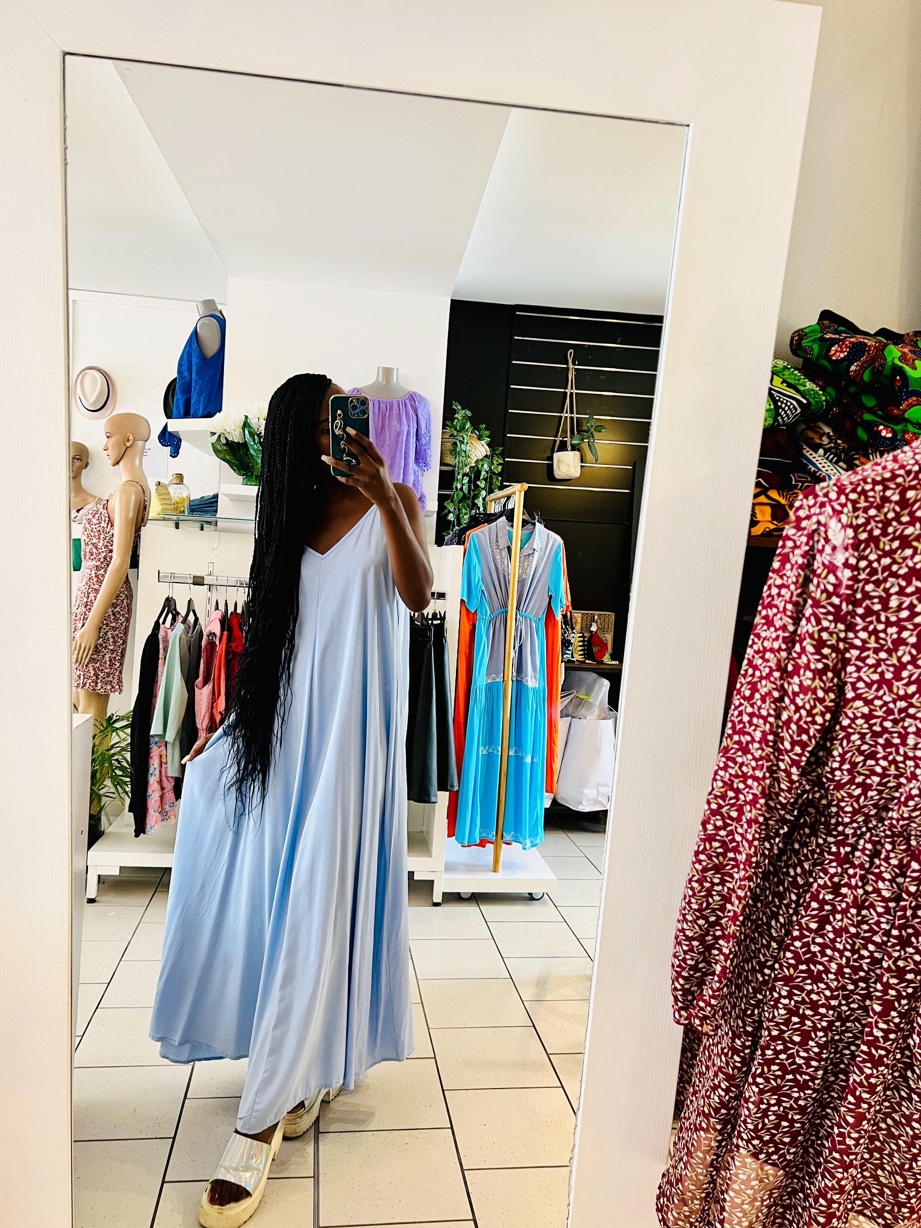 Robe longue vaporeuse - beautifulshop