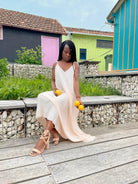 Robe longue vaporeuse - beautifulshop