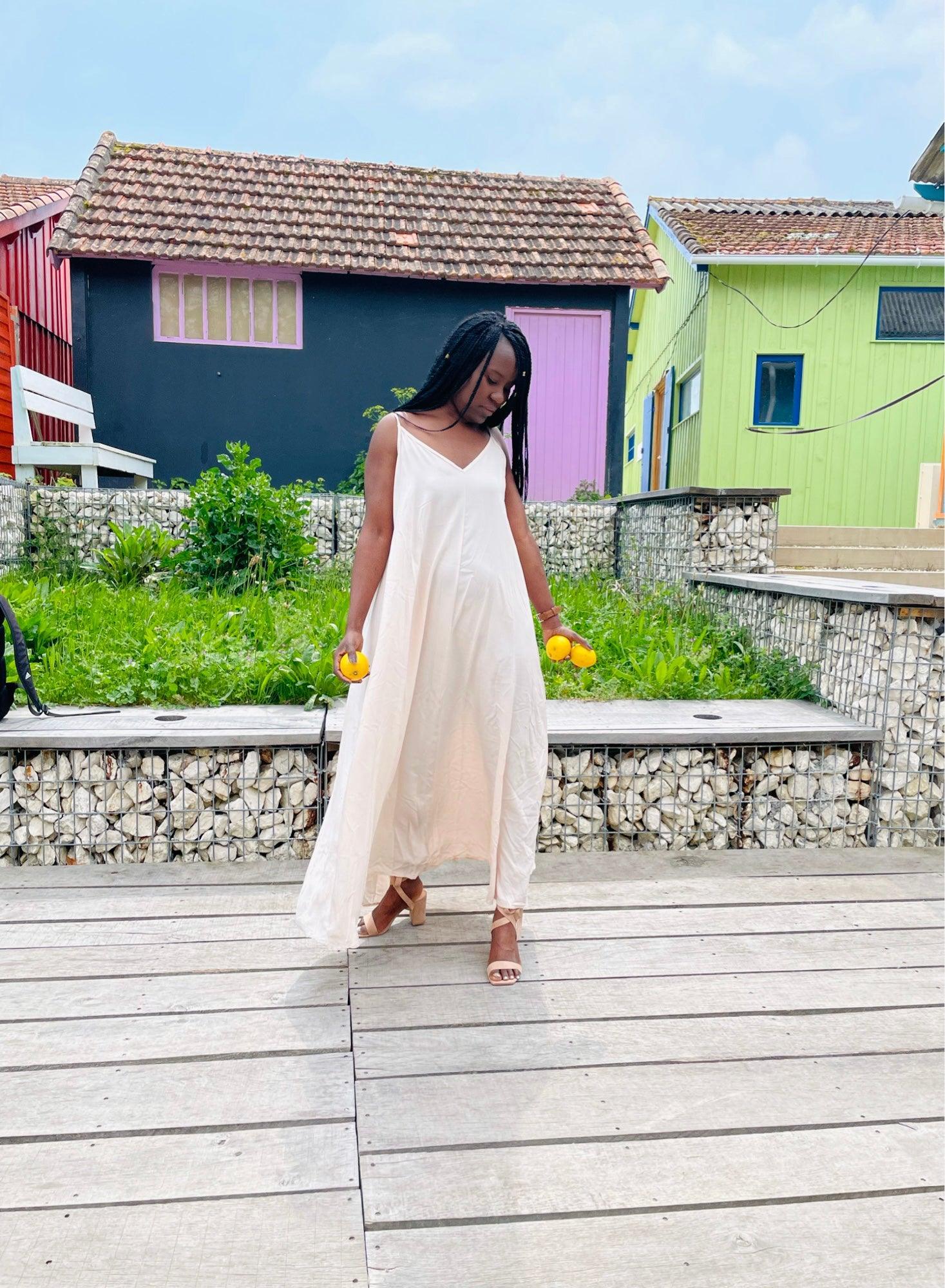 Robe longue vaporeuse - beautifulshop