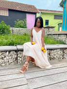 Robe longue vaporeuse - beautifulshop