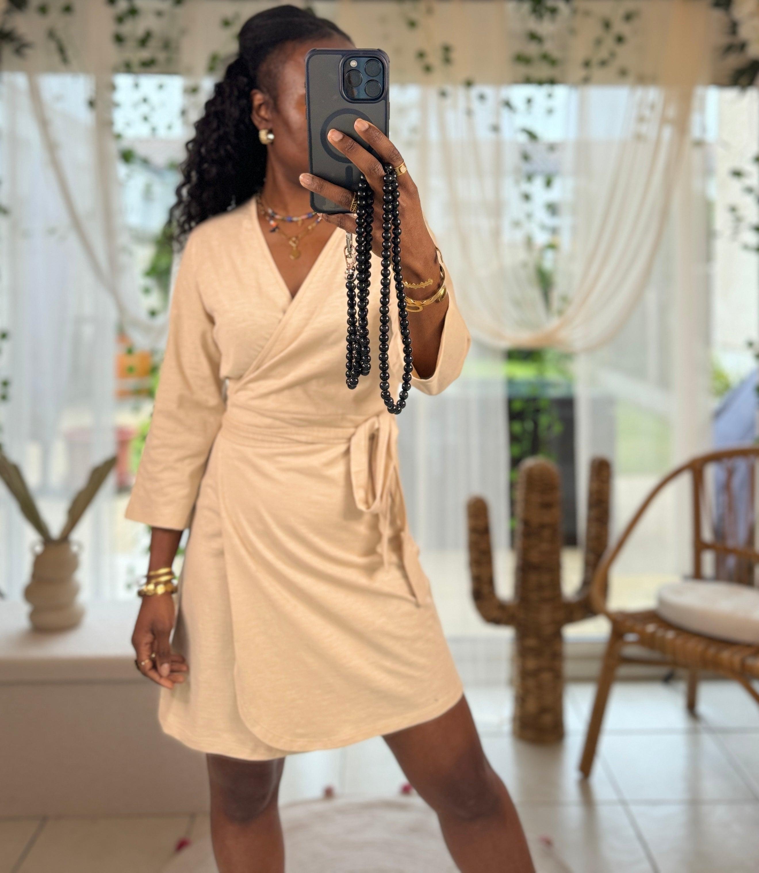 Robe Portefeuille en Bambou - beautifulshop