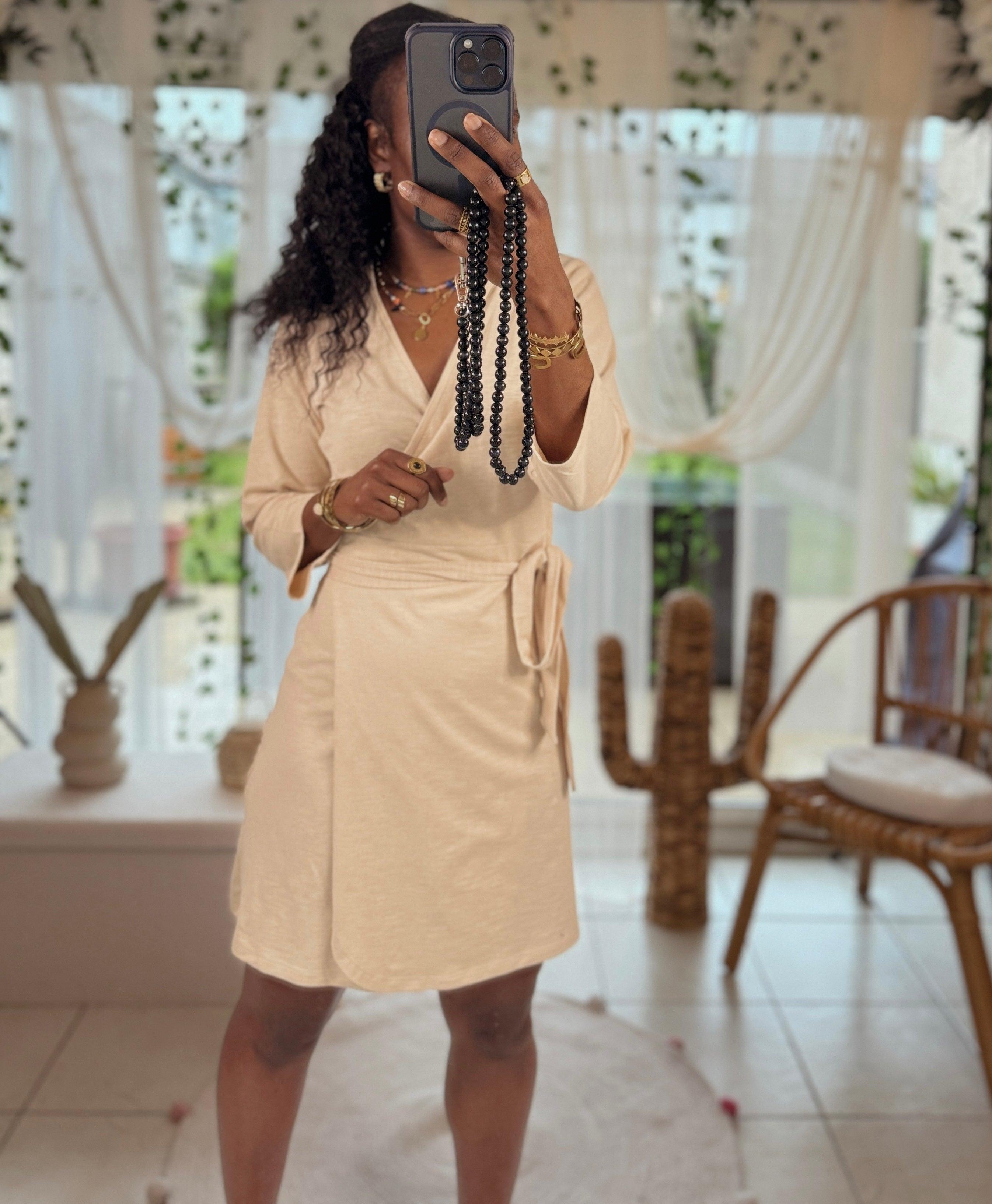 Robe Portefeuille en Bambou - beautifulshop