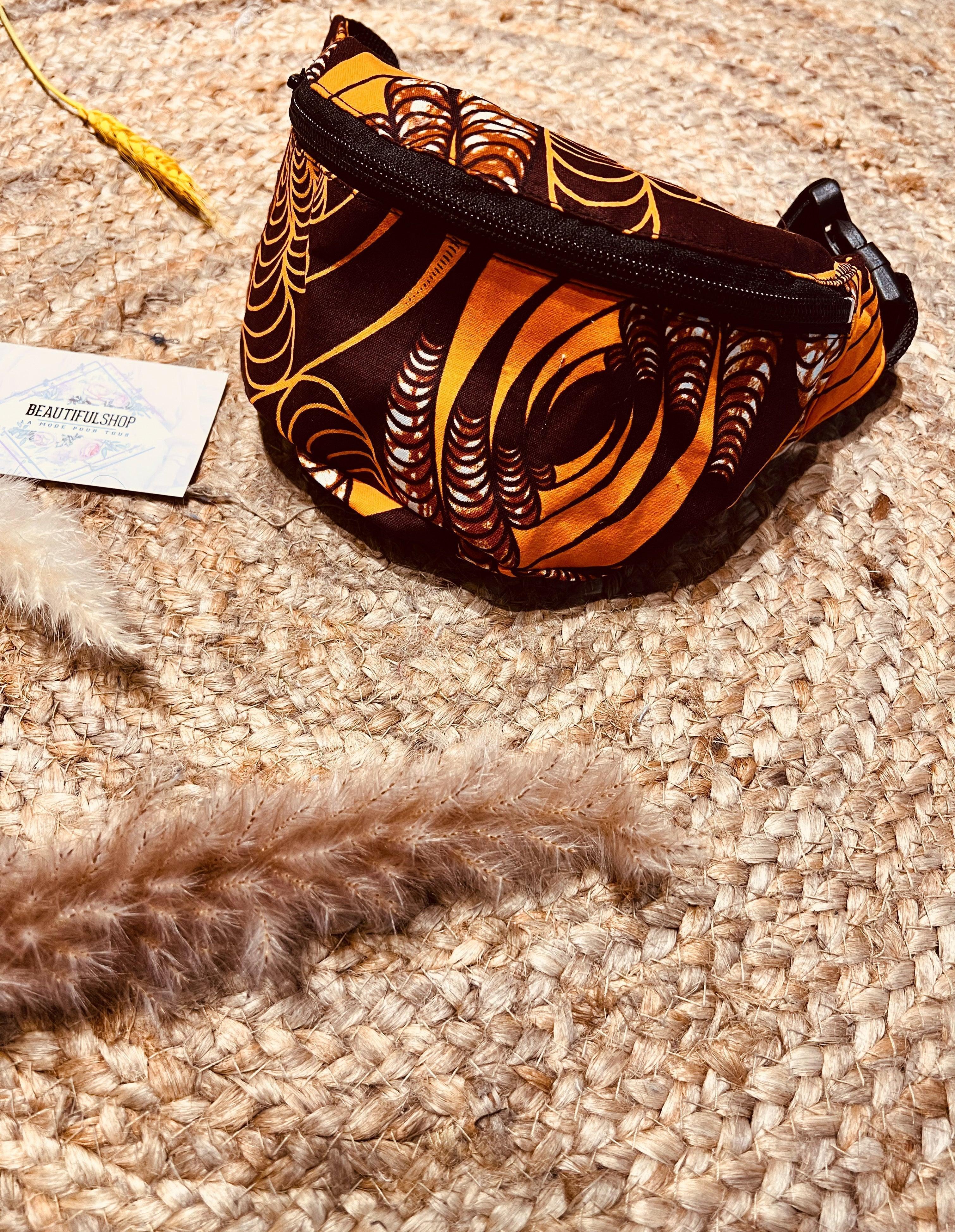 Sac banane en wax - beautifulshop