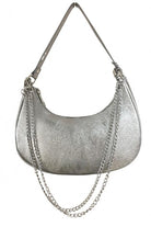 sac à main cuir argent- beautifuilshop