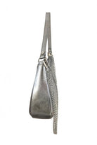sac à main cuir argent- beautifuilshop