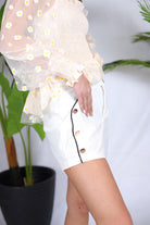 Short blanc - beautifulshop