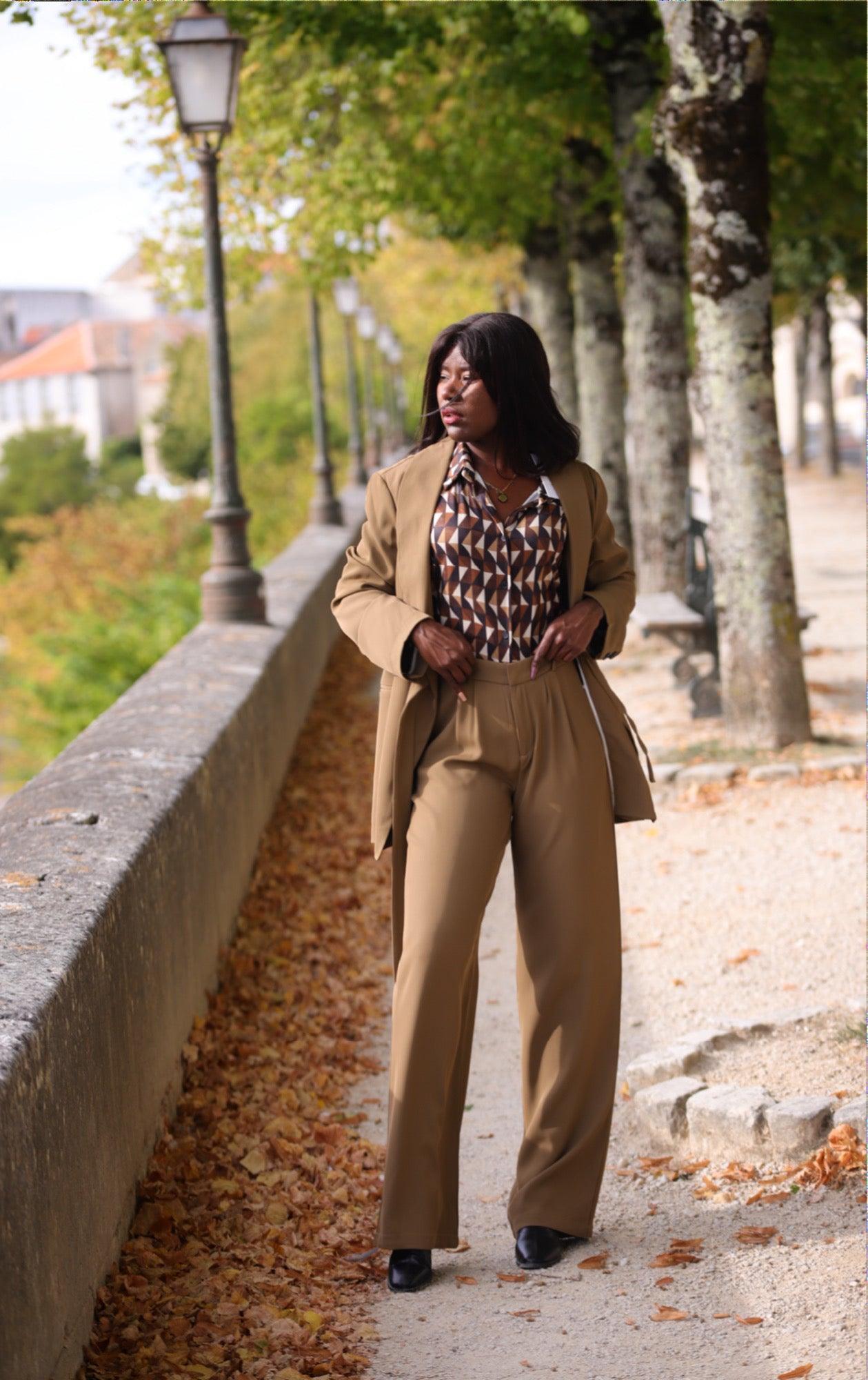 Veste Costume Taupe - beautifulshop