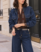 Veste en jean Louise – bleu – Beautiful Shop