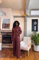 veste courte bordeaux femme, veste effet daim femme, veste rouge femme, veste tailleur courte, veste tendance automne hiver