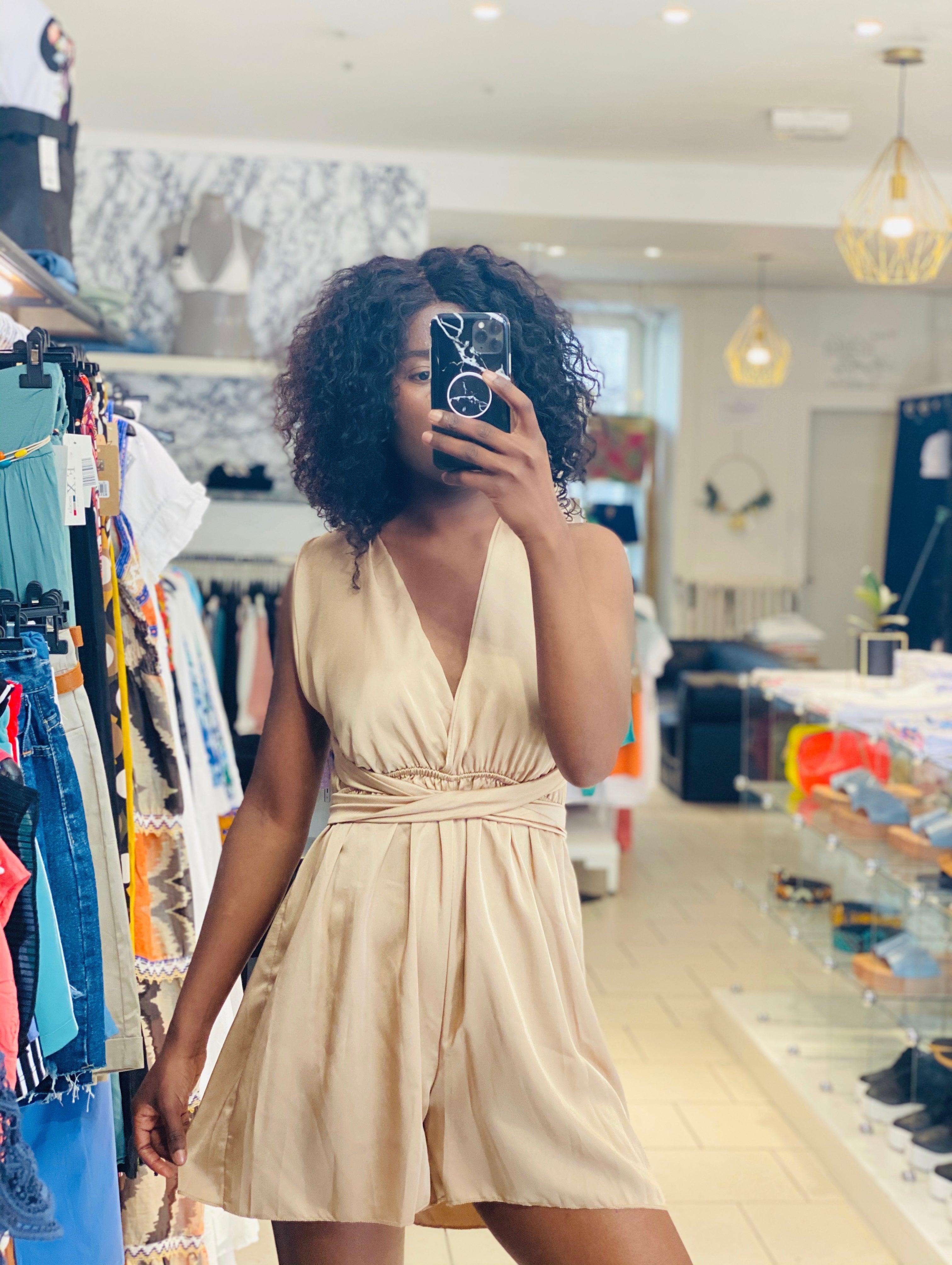 combi-short en satin dos nu - beautifulshop