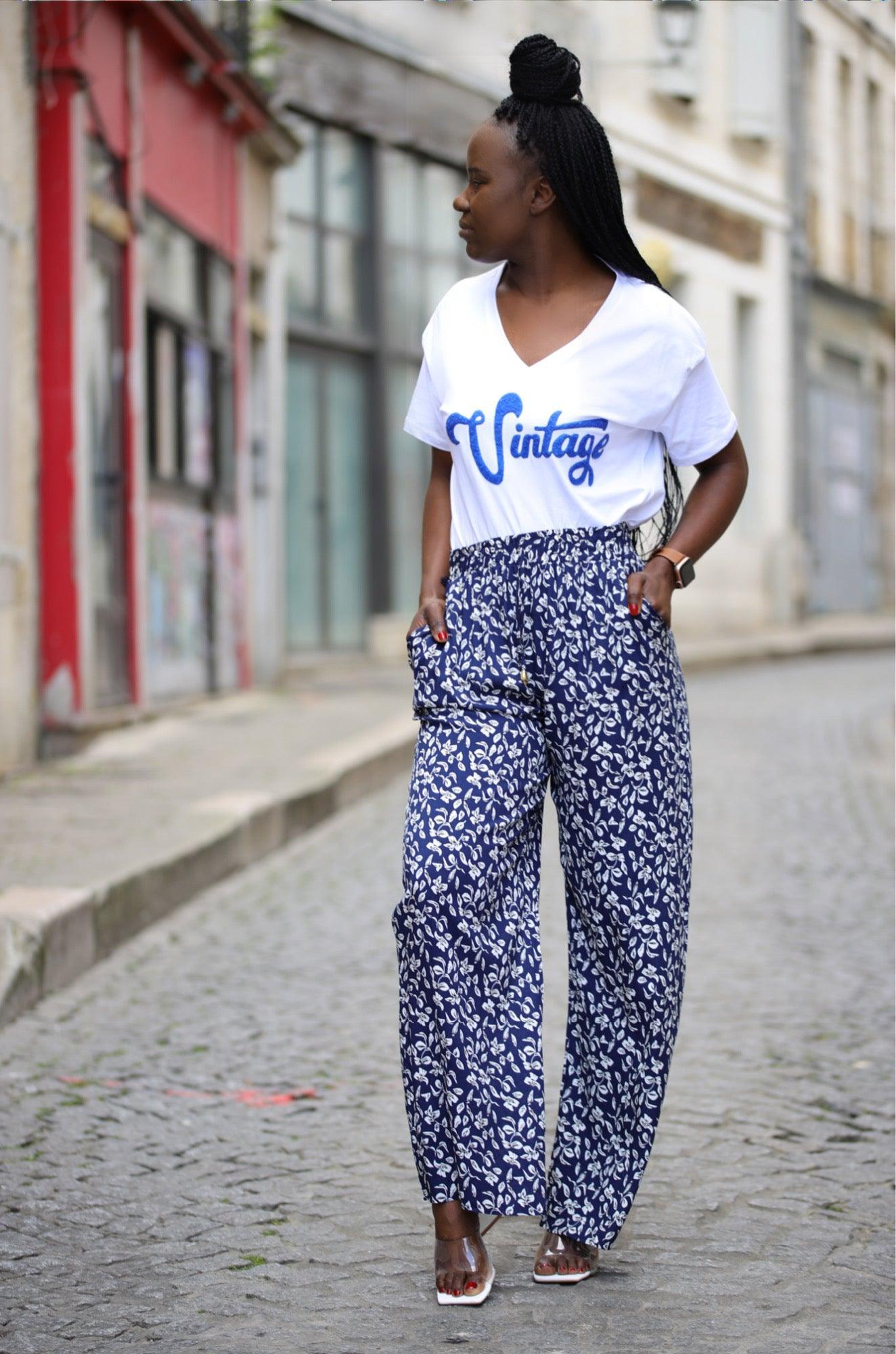 Pantalon fluide évasé - beautifulshop