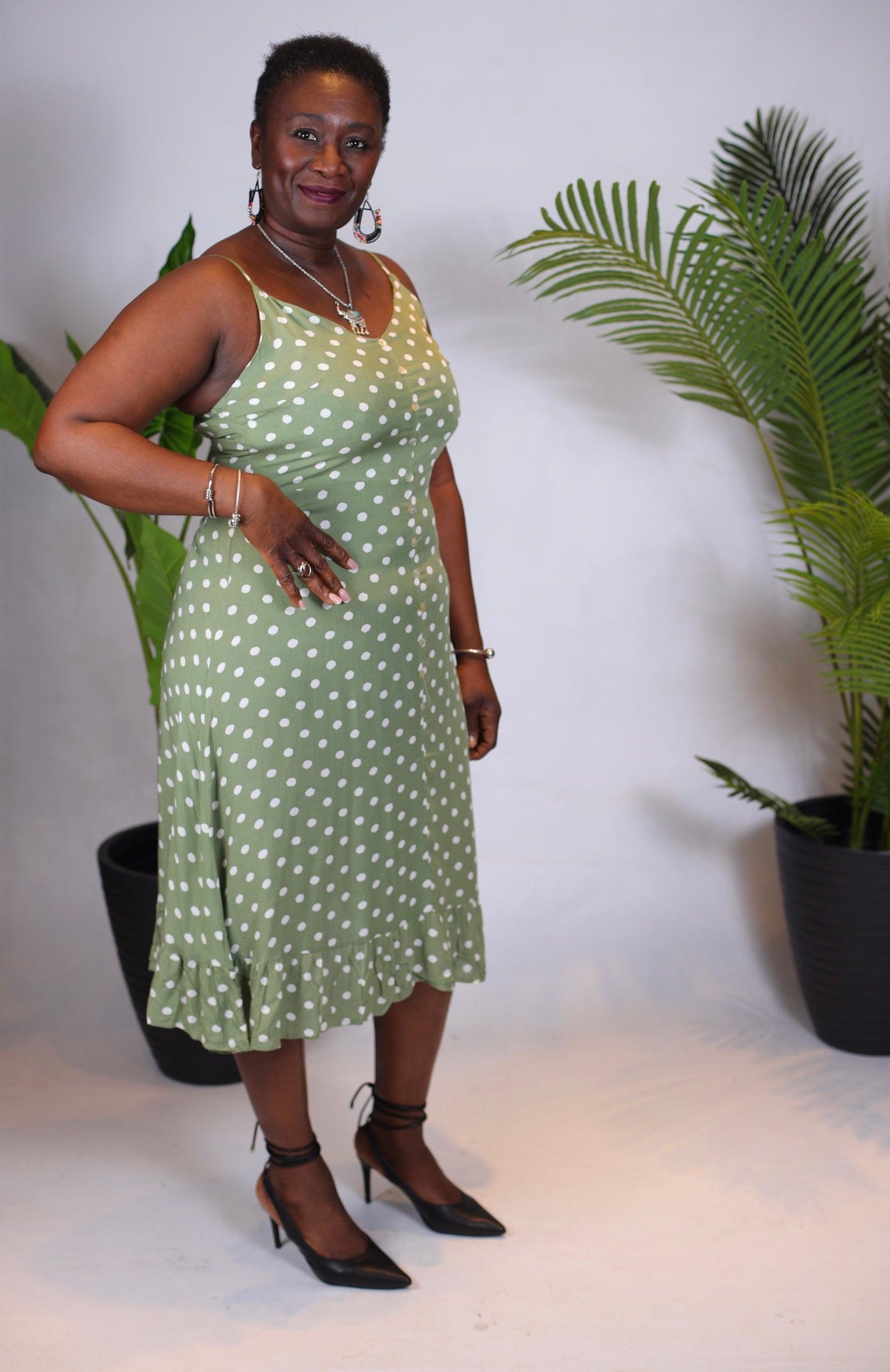 Robe à pois - beautifulshop