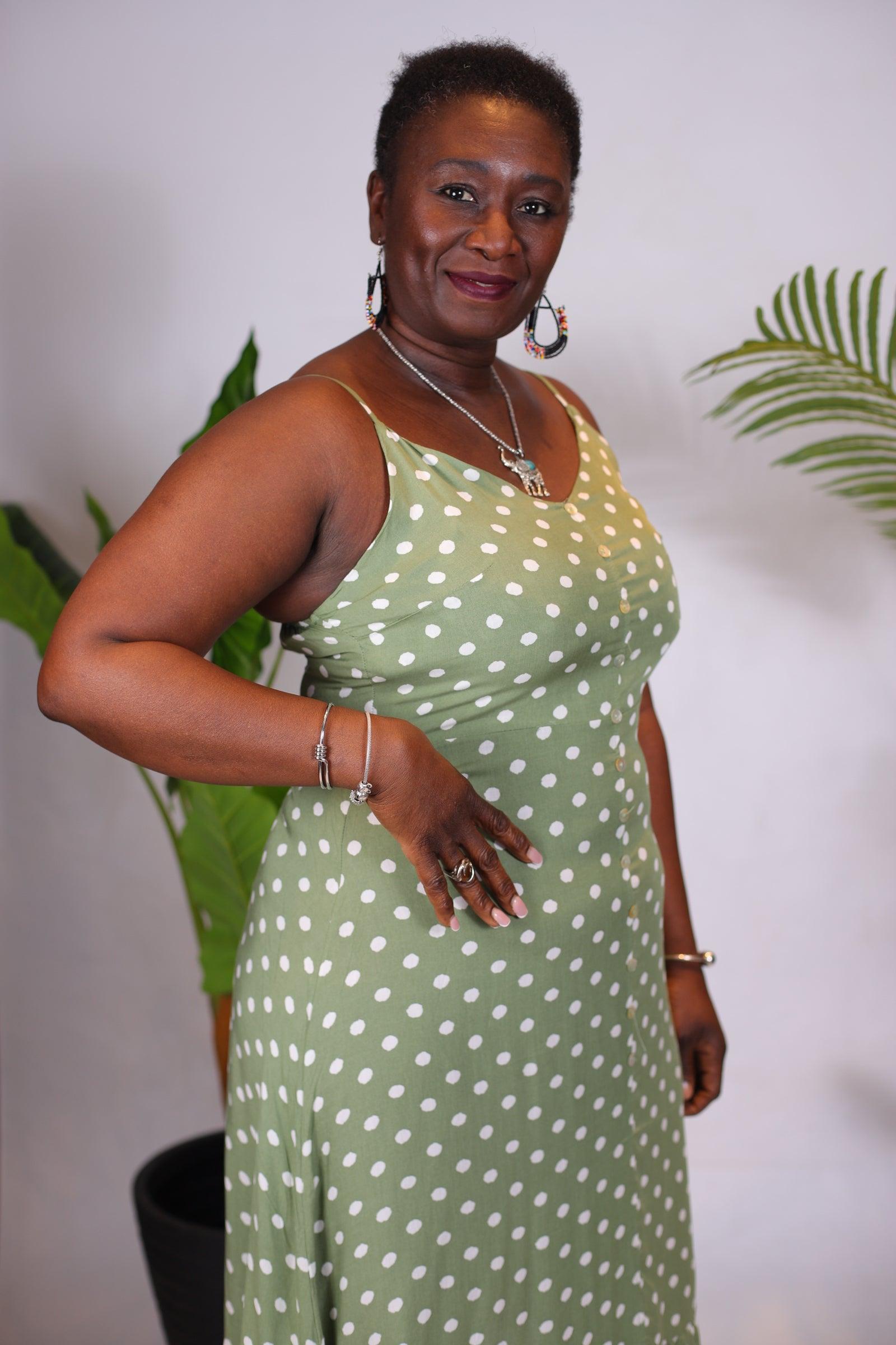 Robe à pois - beautifulshop