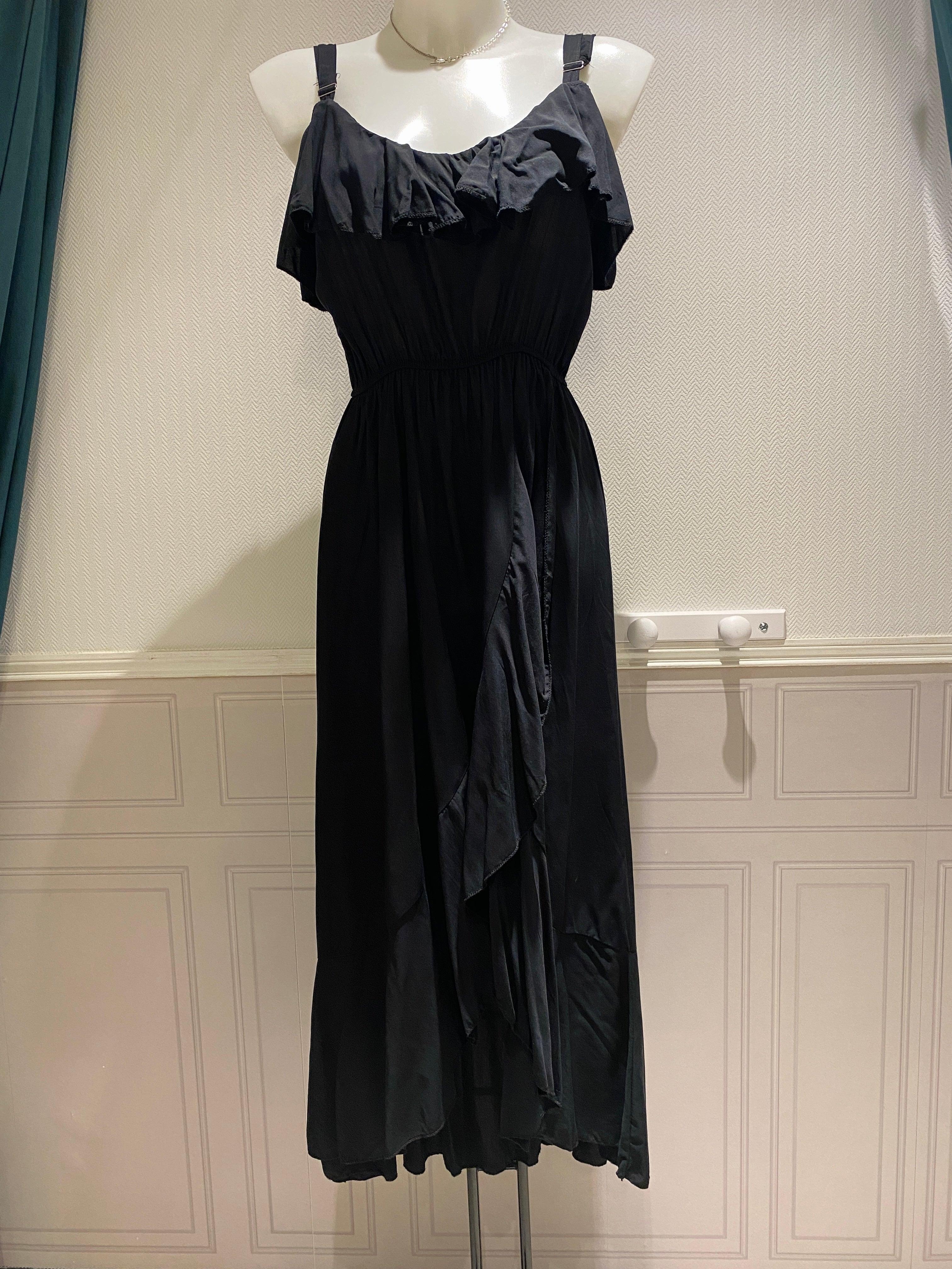 Robe à volant coupe espagnol - beautifulshop