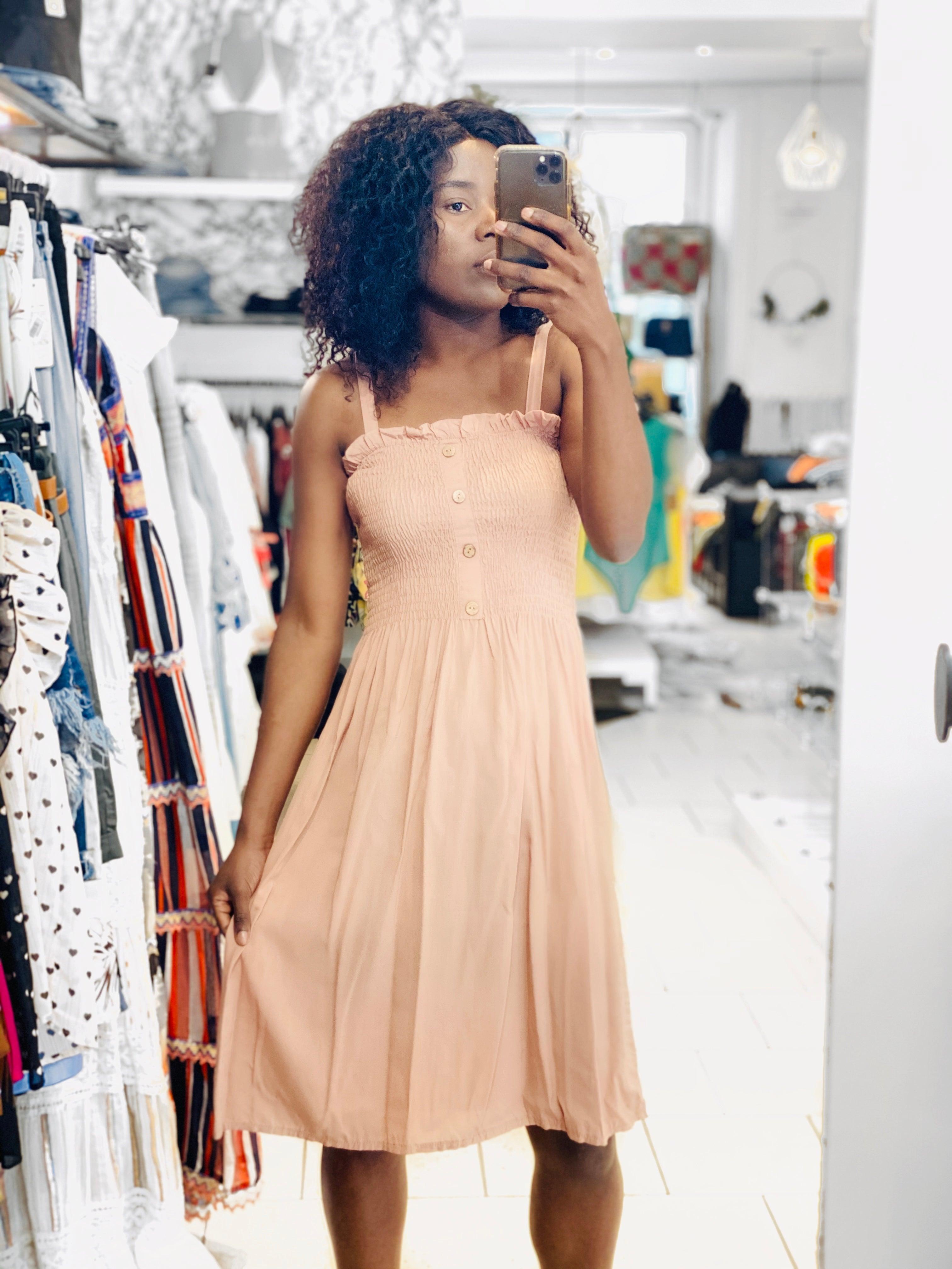Robe bandeau uni - beautifulshop