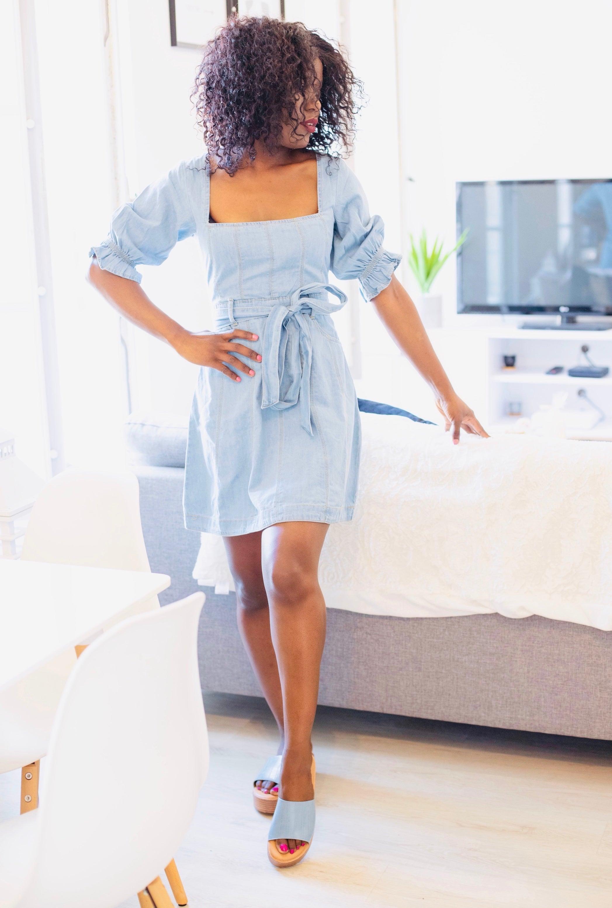 Robe en jeans - beautifulshop