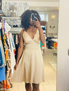 Robe en satin fluide - beautifulshop