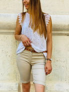 Short beige - beautifulshop