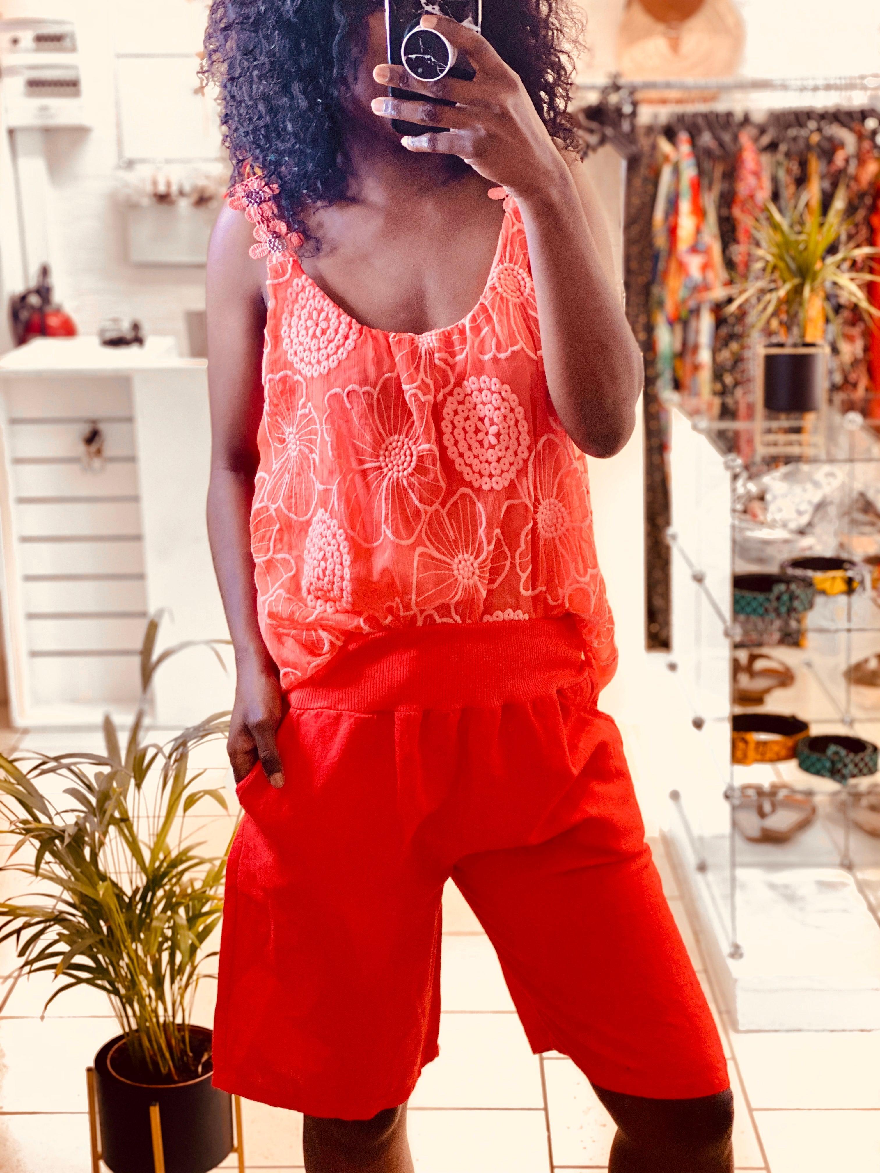 Short en coton long - beautifulshop