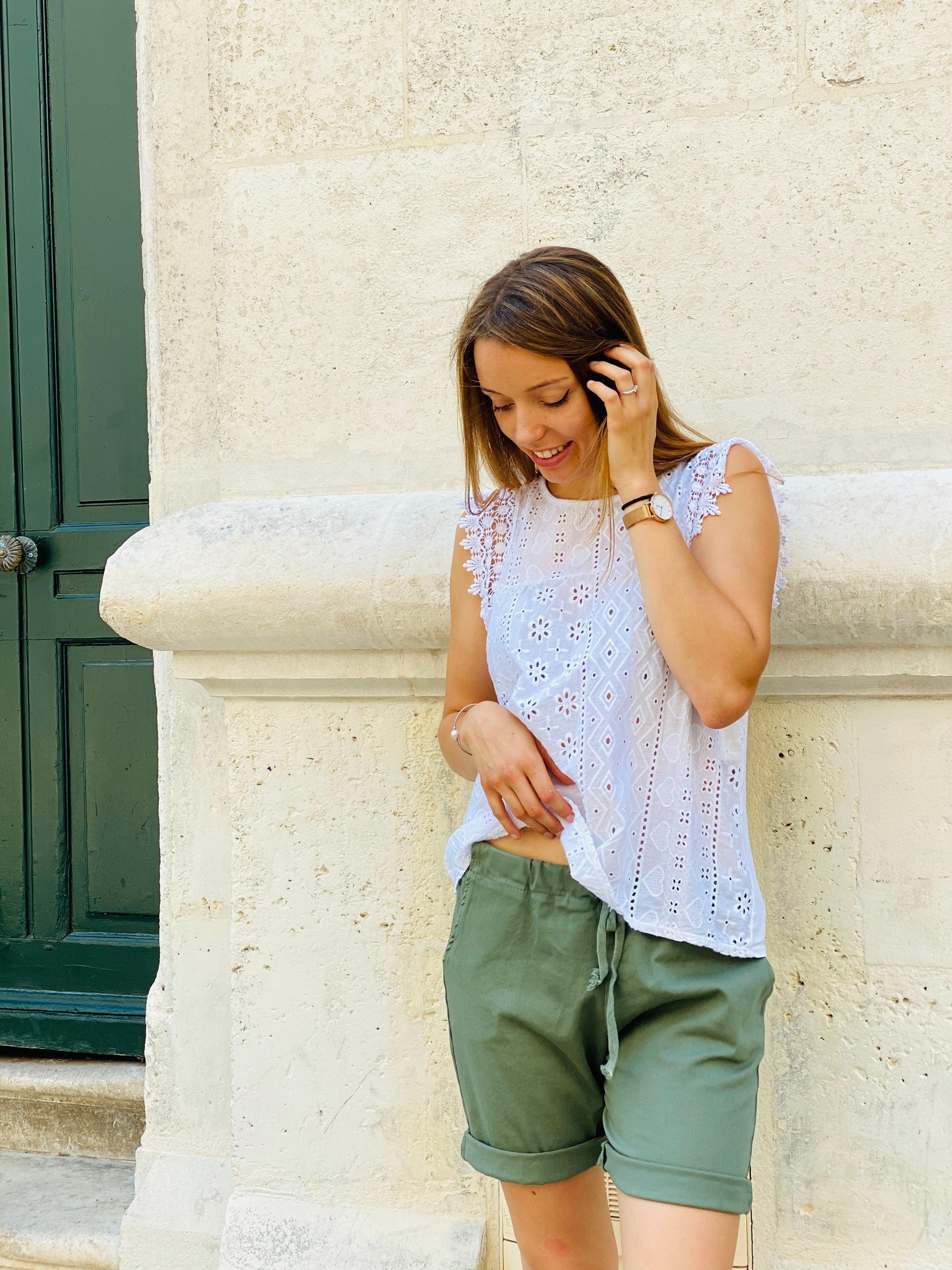 Short kaki - beautifulshop