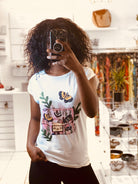 T-shirt imprimée sac - beautifulshop
