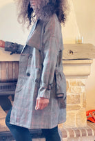 Trench-coat femme gris - beautifulshop